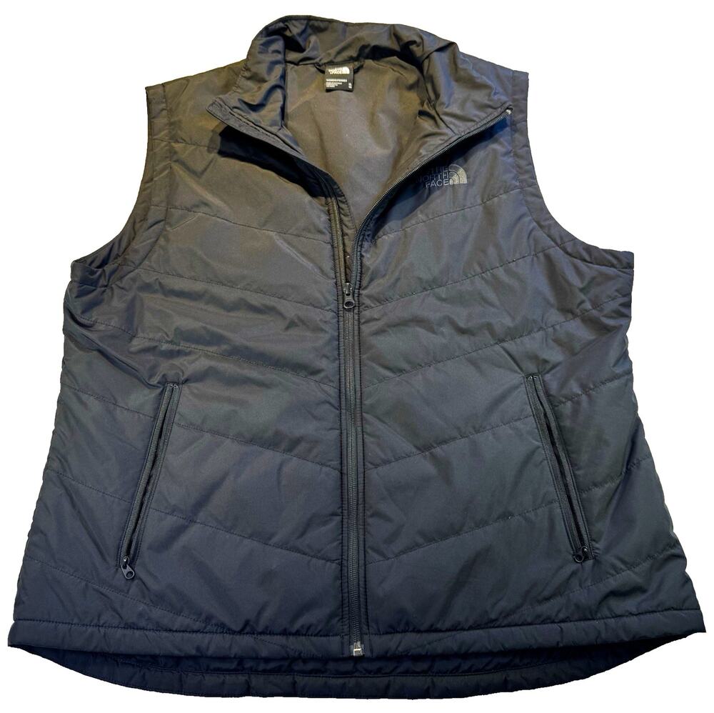 The North Face Women's Tamburello Insulated Quilted Puffer Vest Black XL